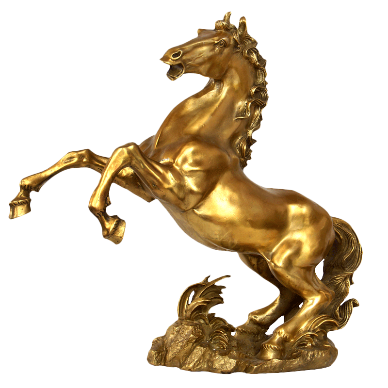 纯铜生肖马铜马摆件办公室客厅居家装饰工艺品风水马到成功马摆设