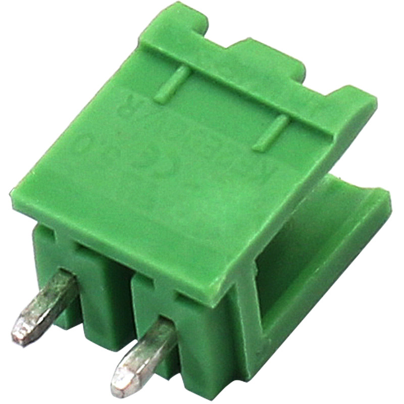 5.0接线端子2edg插拔式pcb凤凰端子5.0mm弯直针座电路板插头绿色