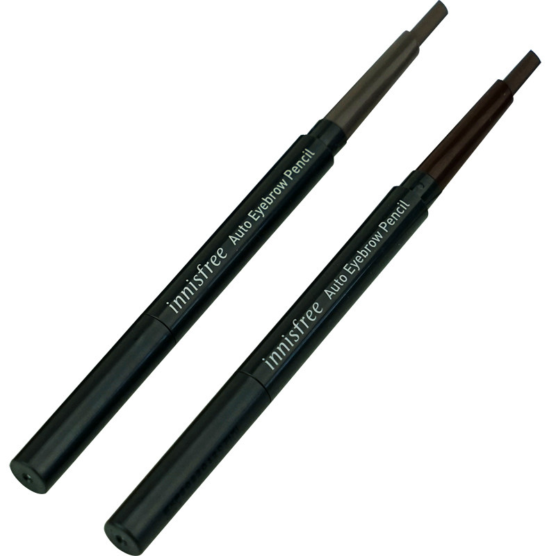 innisfree悦诗风吟双头自动扁头眉笔带刷棕色灰色七色可选韩国