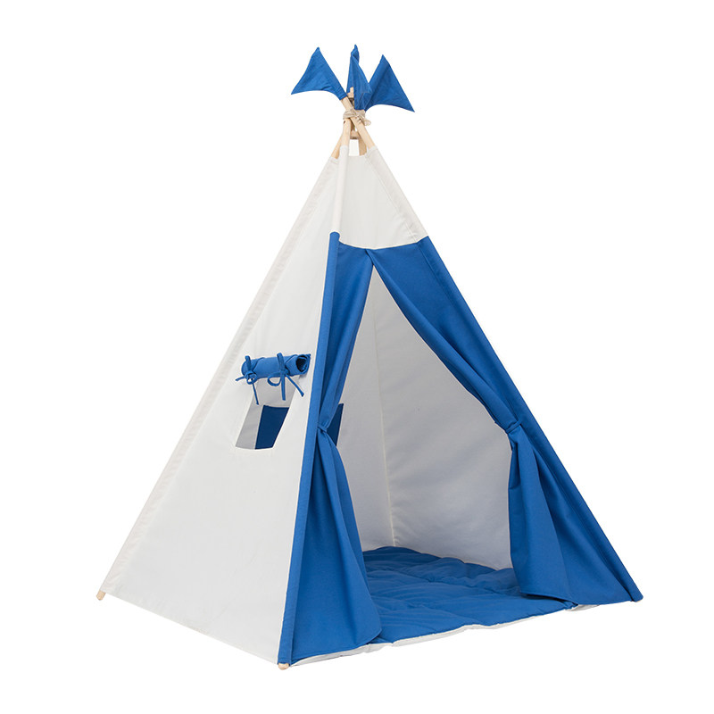 拼色定制款 儿童室内帐篷宝宝游戏屋玩具超大房子可折叠户外-太阳公社