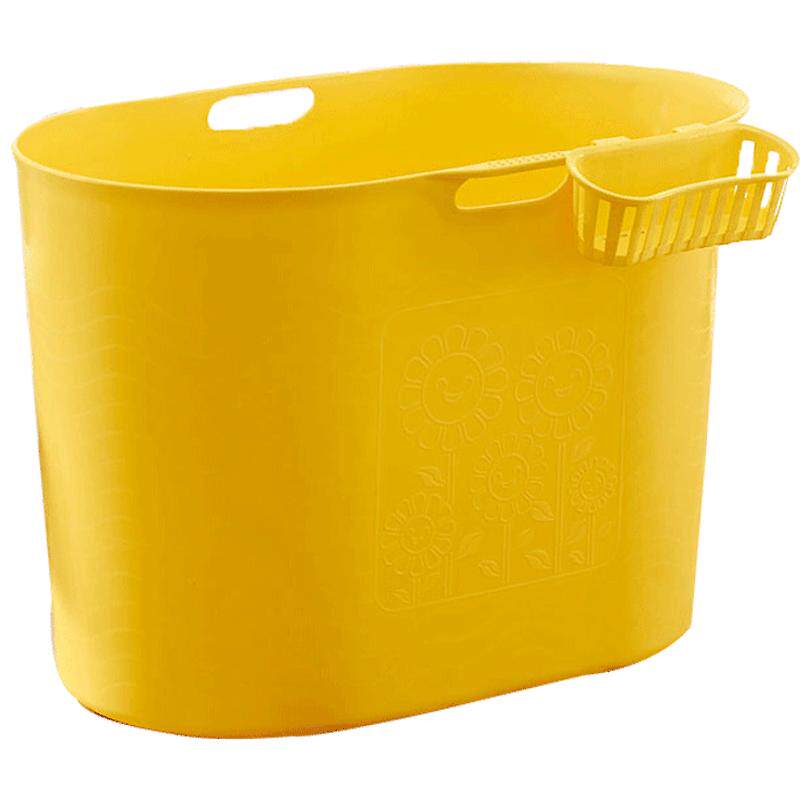 成人泡澡桶大人洗澡桶折叠家用大号全身塑料浴缸大儿童沐浴桶浴盆