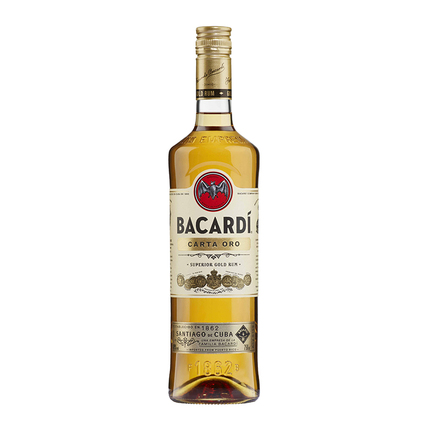官方直营 bacardi百加得金朗姆鸡尾酒洋酒烘培调酒750ml调酒
