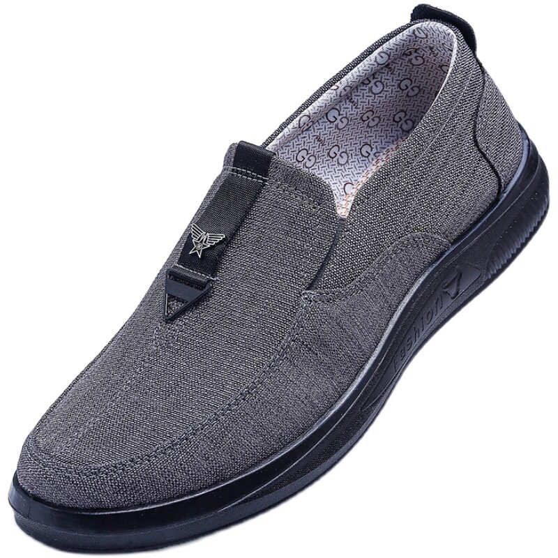 中老年健步鞋男 老年人运动鞋 老北京布鞋男士休闲软底爸爸鞋男鞋