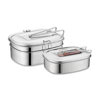 食品级304不锈钢蒸饭盒