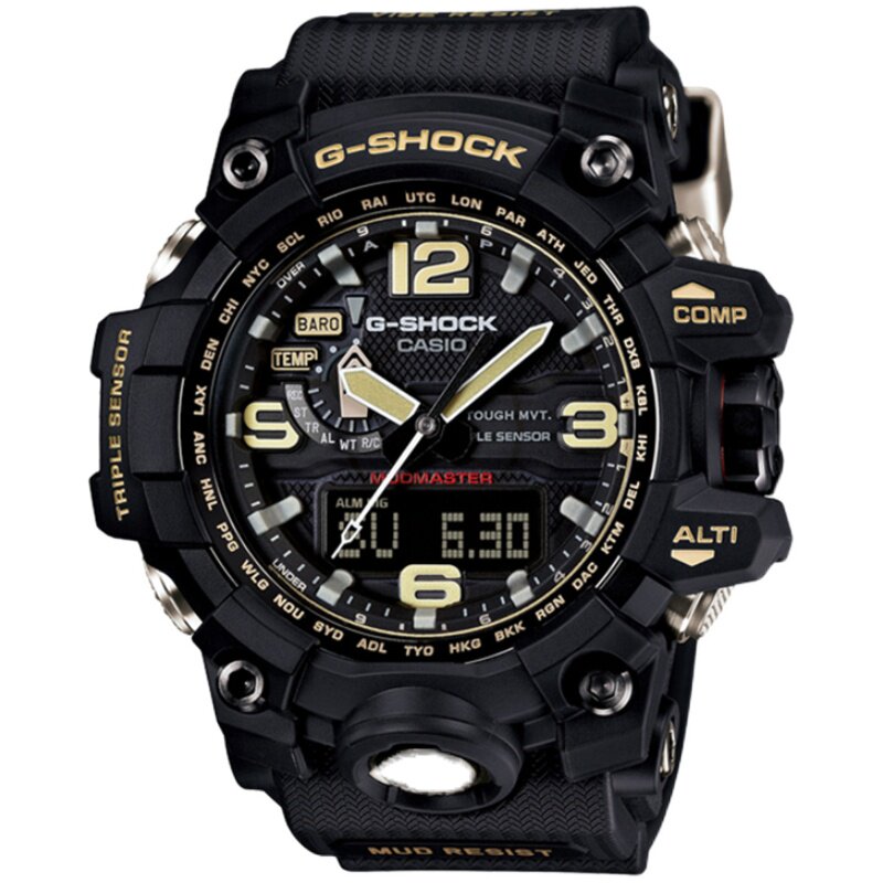 casio卡西欧大泥王手表男gshock太阳能电波gwg1000gb限量运动男表