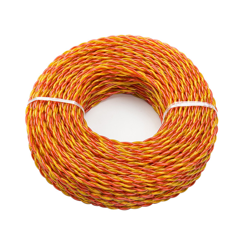 电线铜包铝防水透明花线2芯家用电动车充电延长线led灯头线双绞线