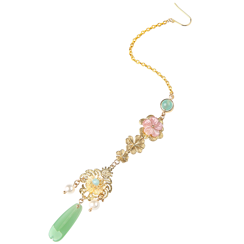 汉服眉心坠女古风额饰旗袍配饰流苏吊坠额头链学生复古宫廷发饰品