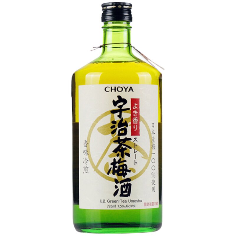 choya/俏雅梅酒梅子酒宇治茶梅酒720ml日本原装进口蝶矢梅酒 洋酒