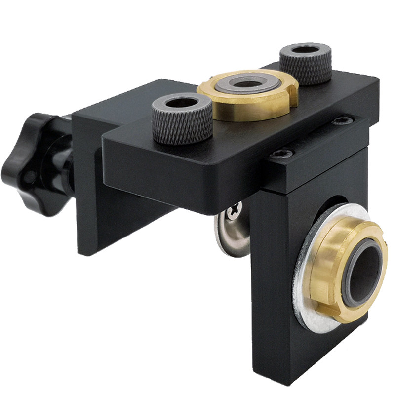 木工三合一打孔定位器圆木榫拼板板式家具连接件木棒工具