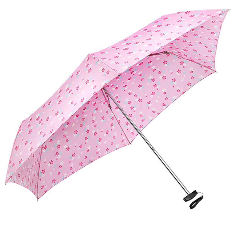 waterfront日系和风樱花口袋太阳伞防晒晴雨防紫外线女遮阳雨伞