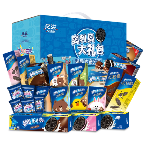 亿滋奥利奥零食大礼包1382g