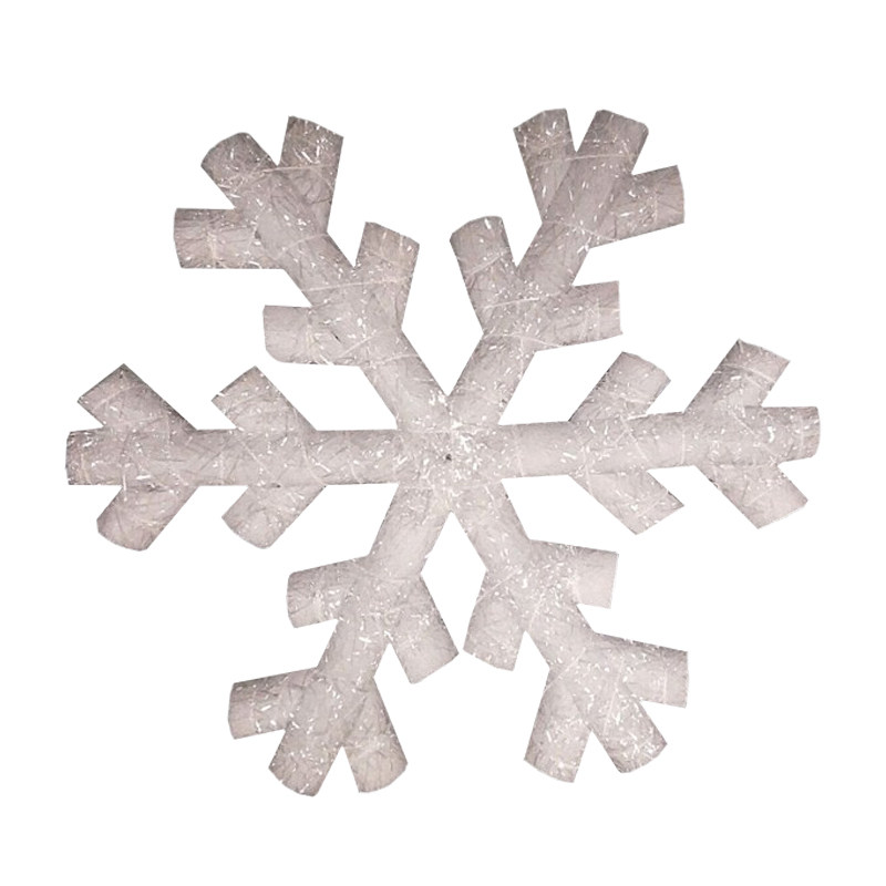 儿童节表演舞台道具装饰品八角圣诞泡沫雪花片酒吧商场舞蹈彩雪花