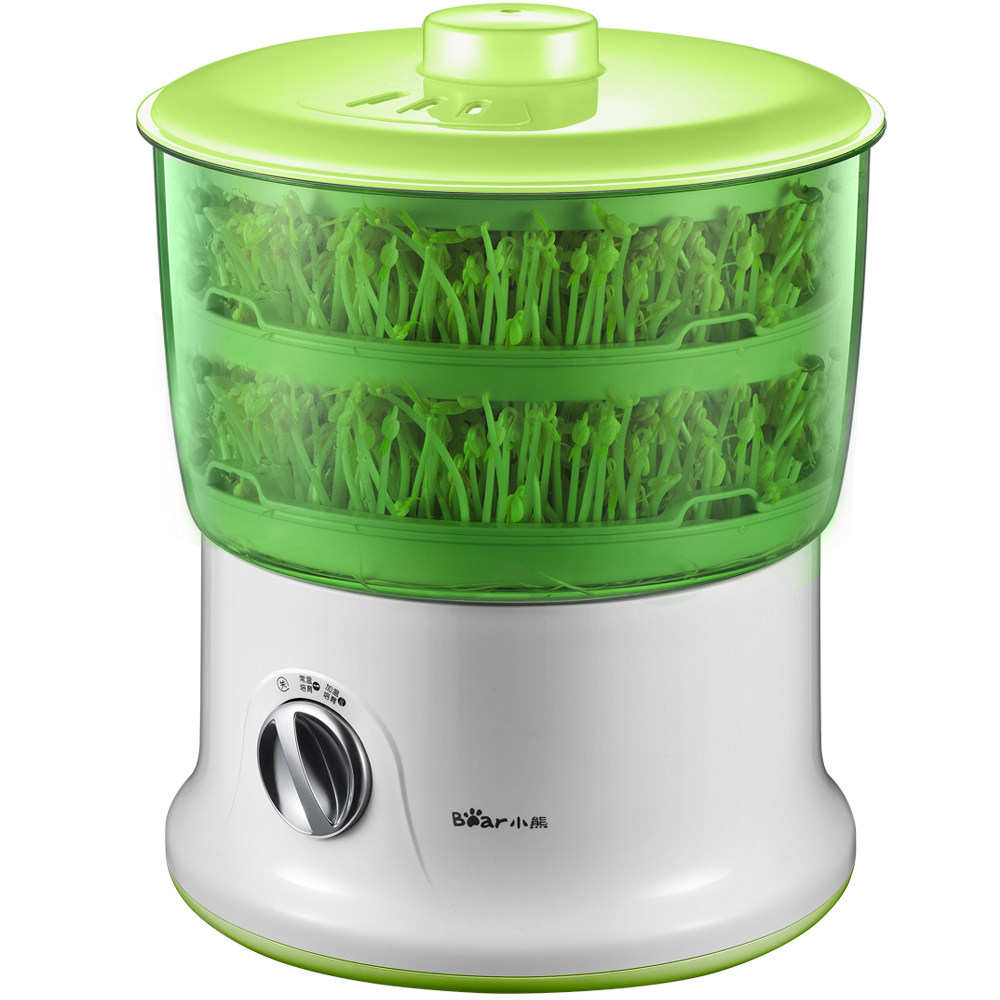 bear小熊dyjs6365豆芽机全自动家用双层大容量多功能生豆芽机