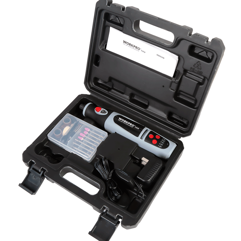 万克宝电磨机套装小型锂电打磨机充电式雕刻机可调速玉石木工石材