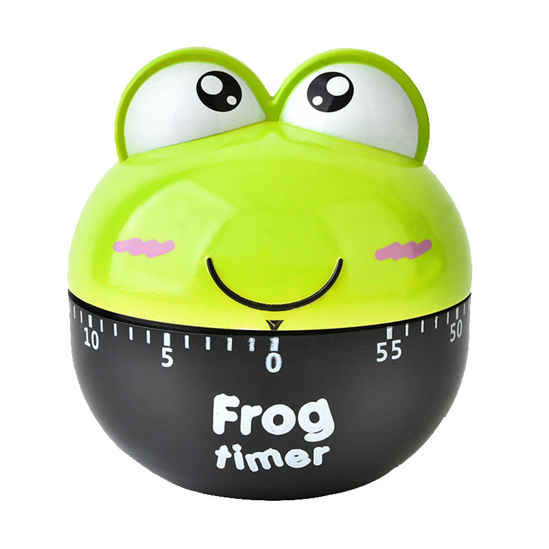可爱卡通青蛙厨房时间定时器 机械响铃提醒倒计时器 创意提醒器