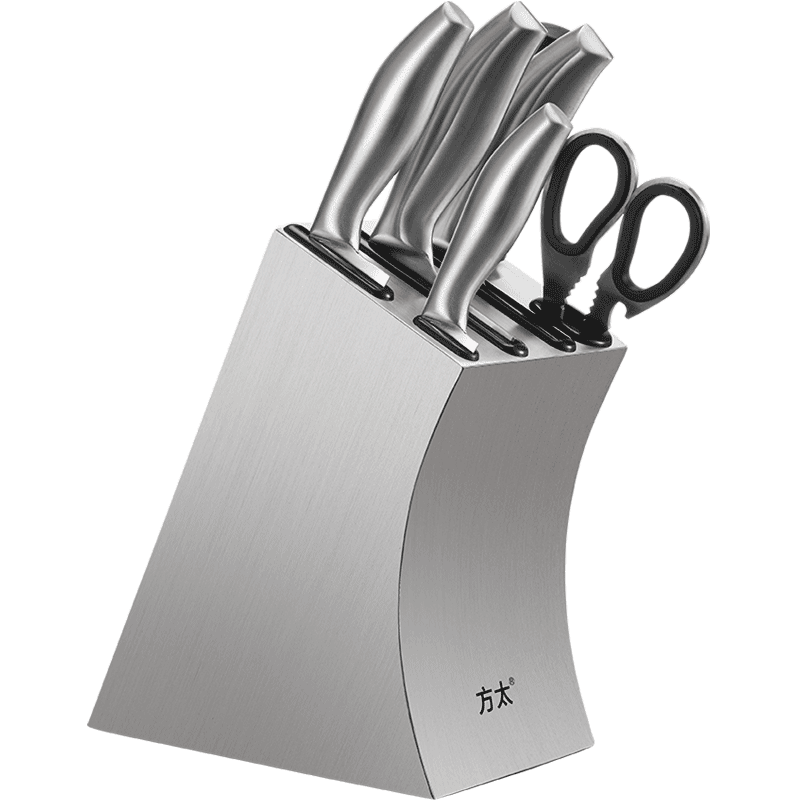 方太刀具套装厨房全套家用菜刀菜板切菜刀德国不锈钢刀架厨具组合