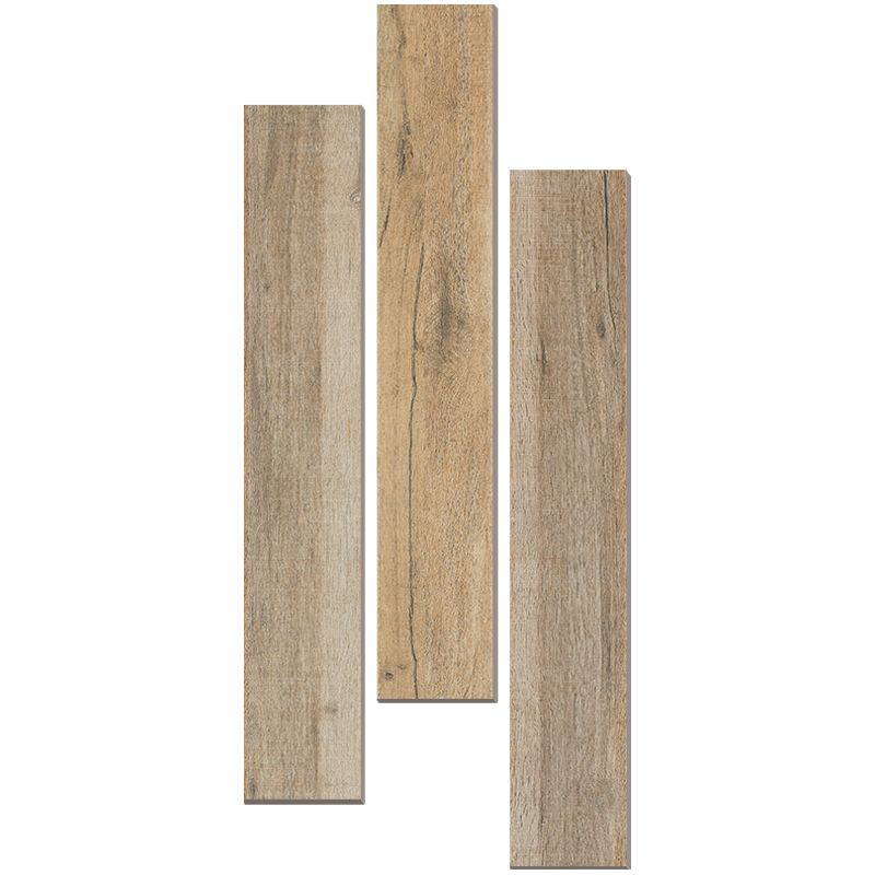 金意陶瓷砖地砖仿实木木纹砖客厅阳台仿古砖墙砖地板砖 枫桦正茂 - 优