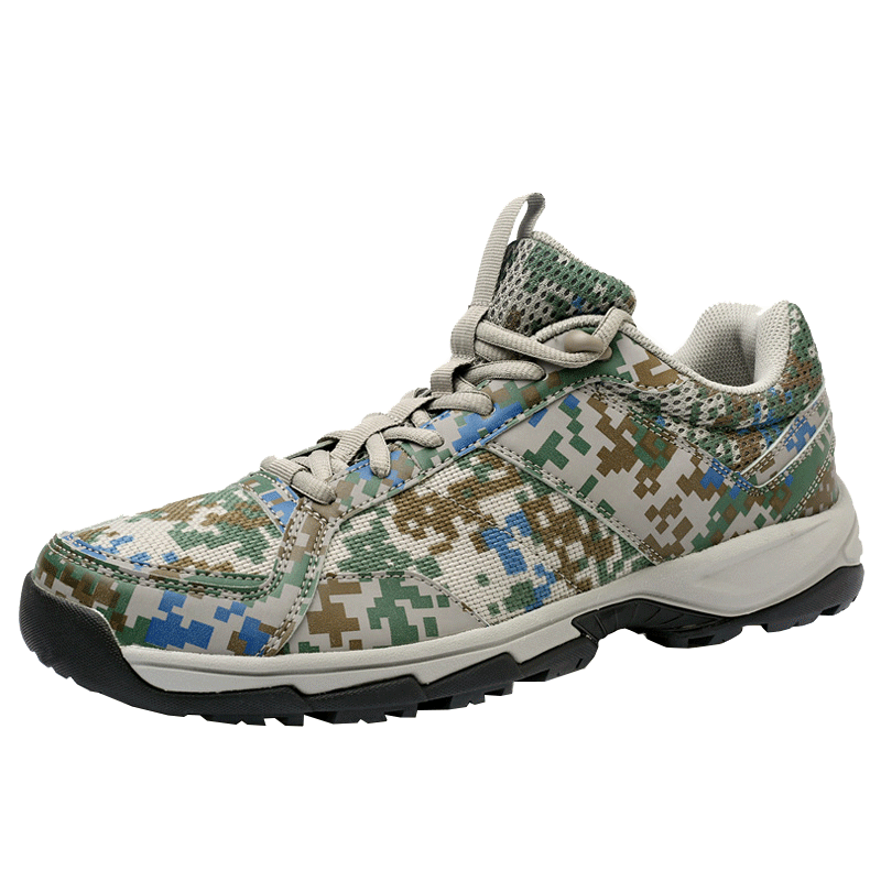 3515强人07a作训鞋新式迷彩鞋男军鞋正品配发超轻跑鞋迷彩跑步鞋