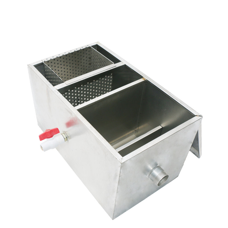 餐饮饭店不锈钢隔油池厨房油水分离器过滤器小型餐饮厨房过油器 - 豫