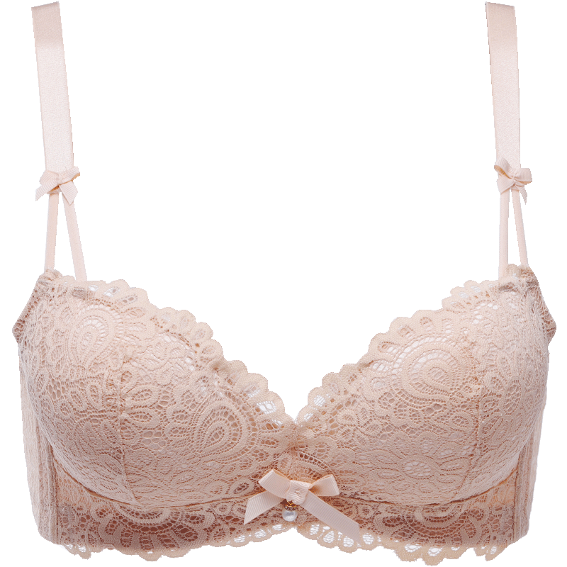 歌瑞尔内衣女性感蕾丝小胸聚拢时尚舒适无钢圈女士文胸罩200484a