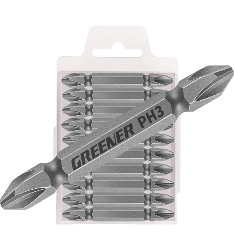 绿林高硬度十字批头电动螺丝刀特级强磁披防滑手电钻一字加长超硬