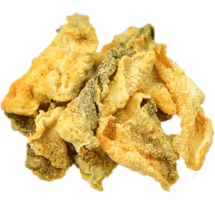 老鲜生 咸蛋黄鱼皮50g 香脆即食网红零食小吃休闲食品港式鱼皮