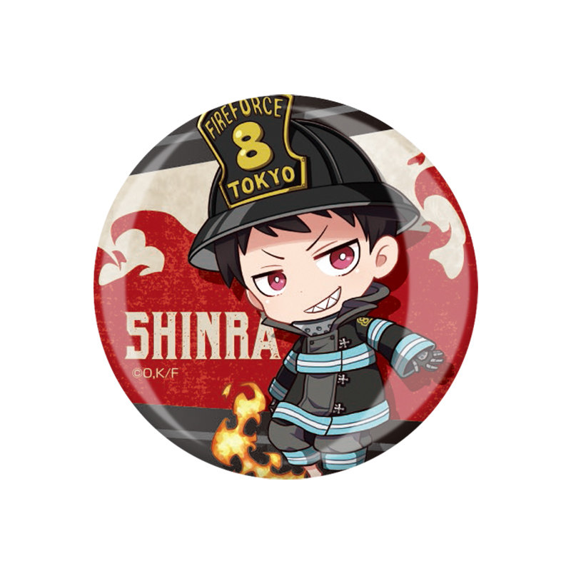 [日版]dmmpictures 炎炎消防队玻璃冰箱贴官方正版授权现货4款选