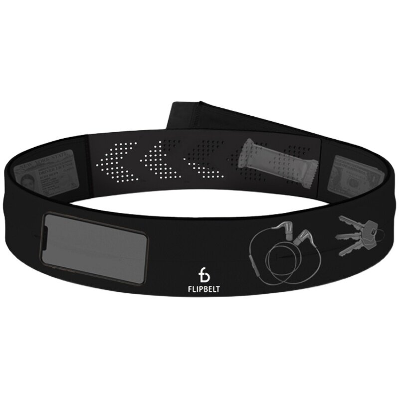 飞比特flipbelt跑步手机腰包男隐形运动水壶夜跑反光马拉松腰带女
