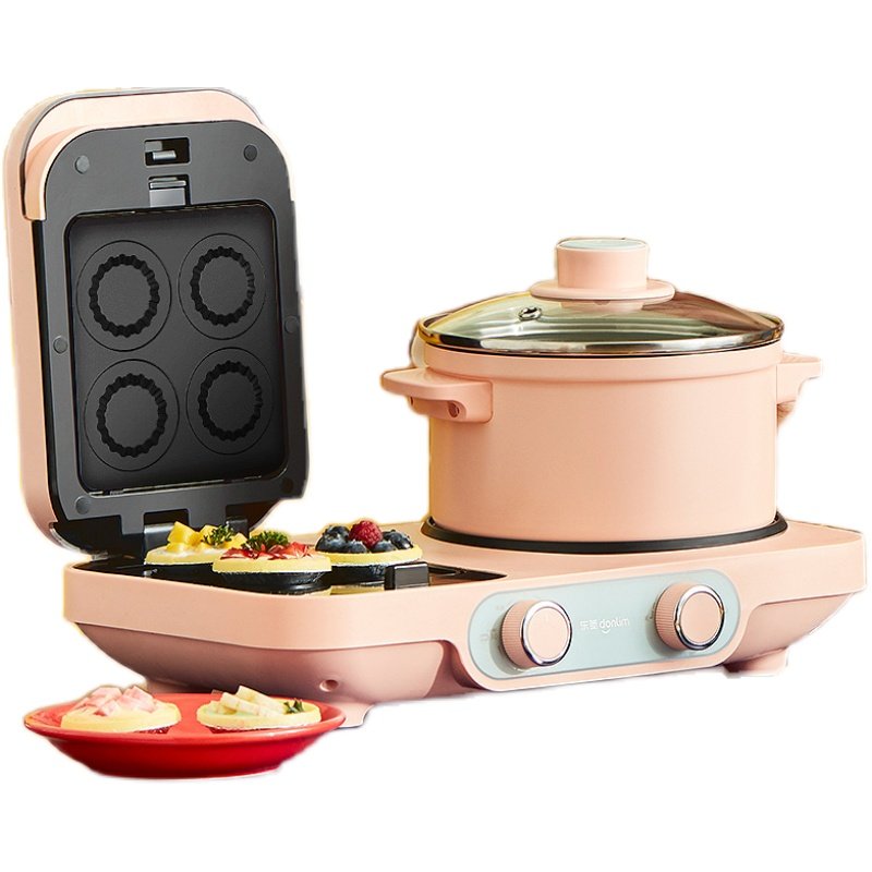 东菱早餐机多功能家用四合一小型吐司烤面包一体机全自动懒人神器