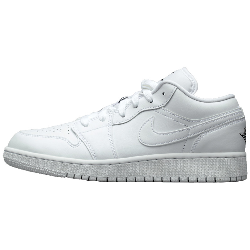 牛哄哄 air jordan 1 low aj1 低帮 纯白全白板鞋 553560-101