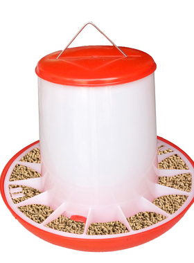 鸡雏鸡料桶鸡食槽连网包邮饲料桶