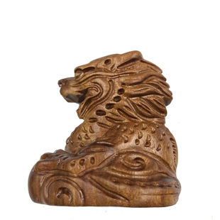 越南香木木料雕刻文玩件貔貅皮丘观世音挂件木雕