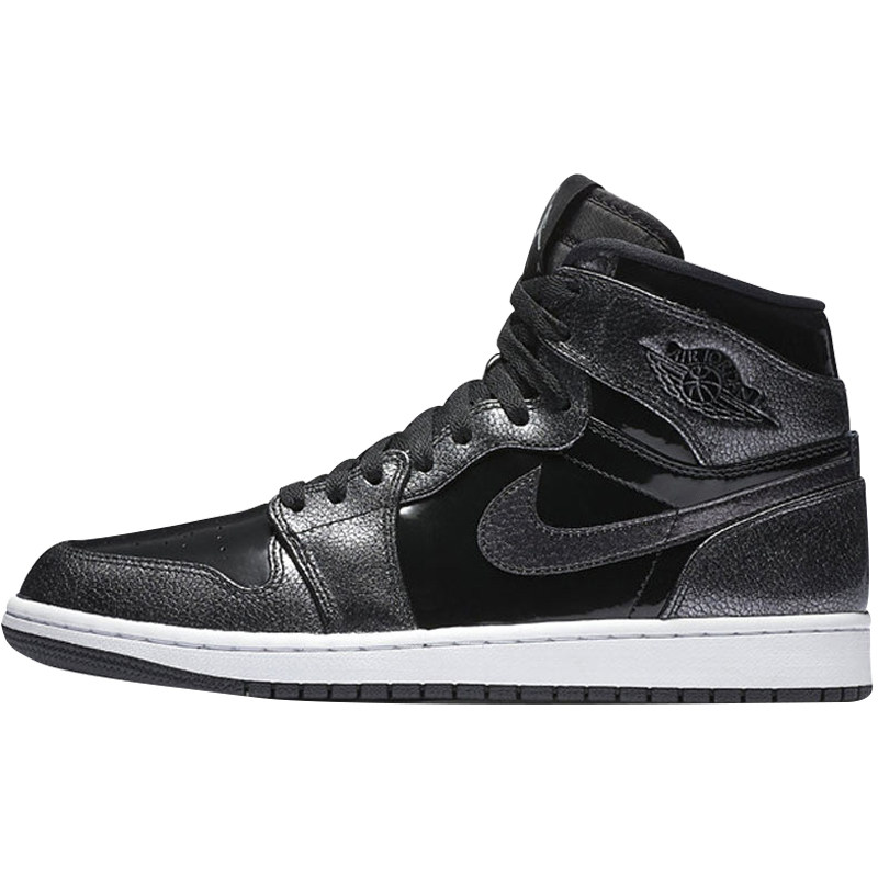 牛哄哄 air jordan 1 aj1 漆皮黑银 篮球鞋705300-017 554724-057