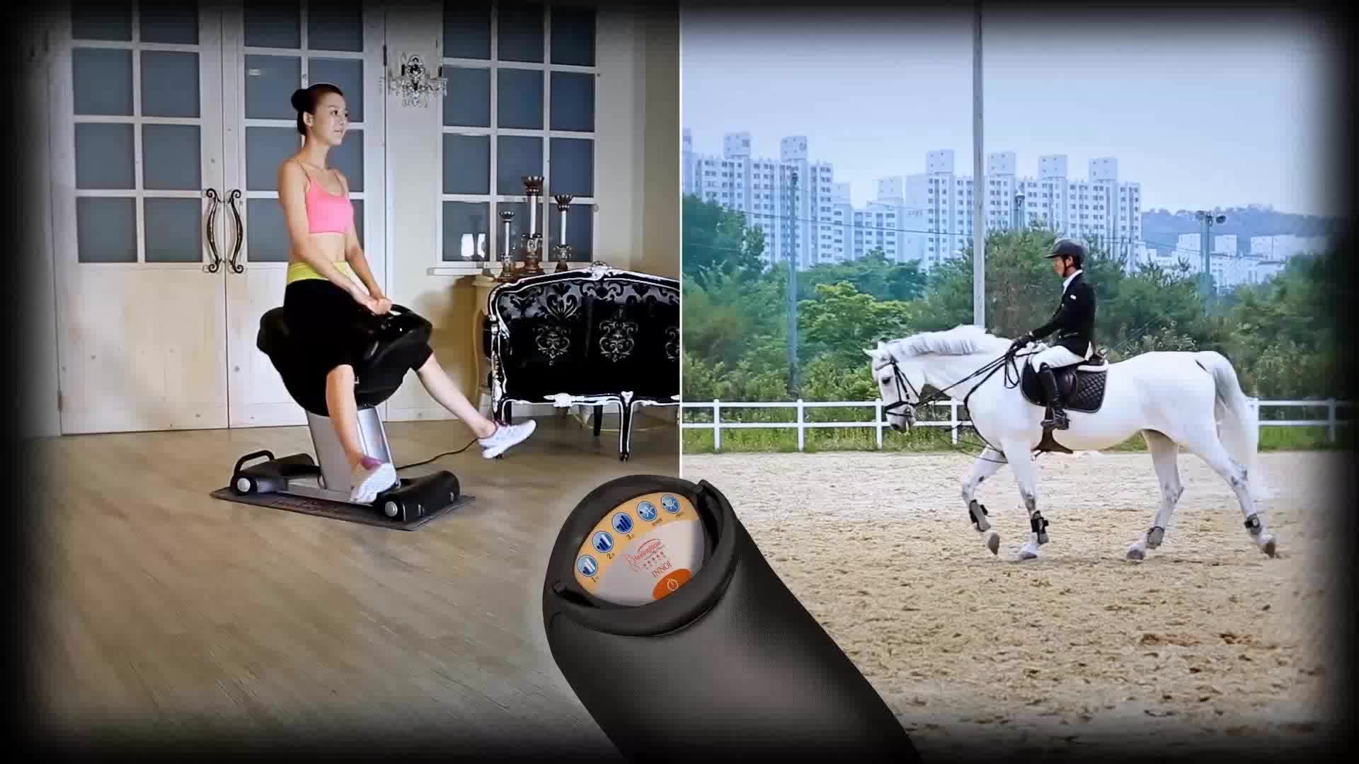 Riding vibrating machine