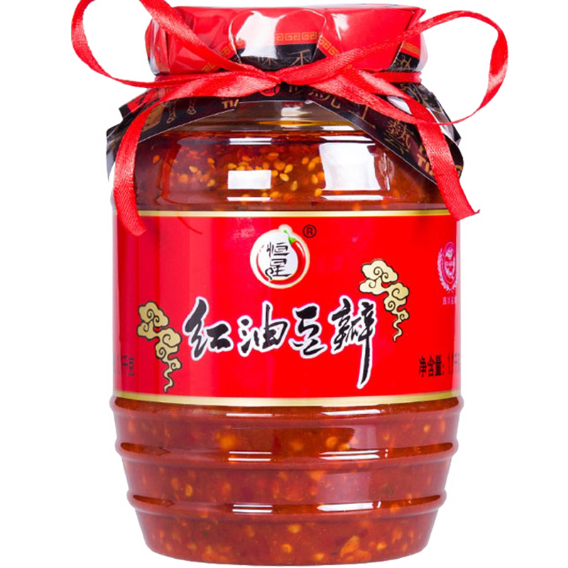 恒星牌豆瓣酱郫县正宗四川家用非特级红油豆瓣炒菜专用调料1.1kg