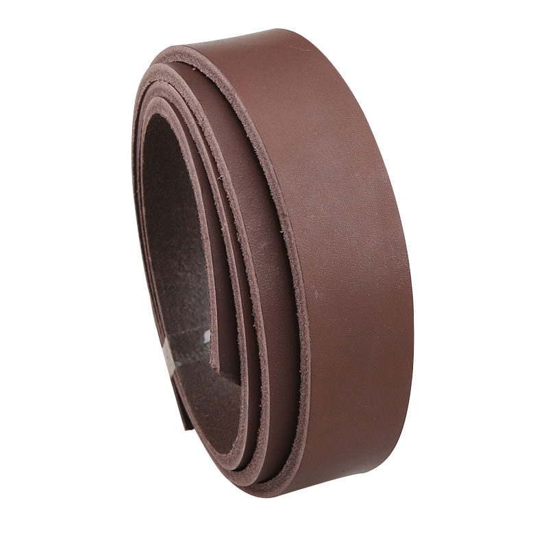 男女士皮带条不带头植鞣皮革透染托斯卡纳多脂手工真皮腰带纯牛皮