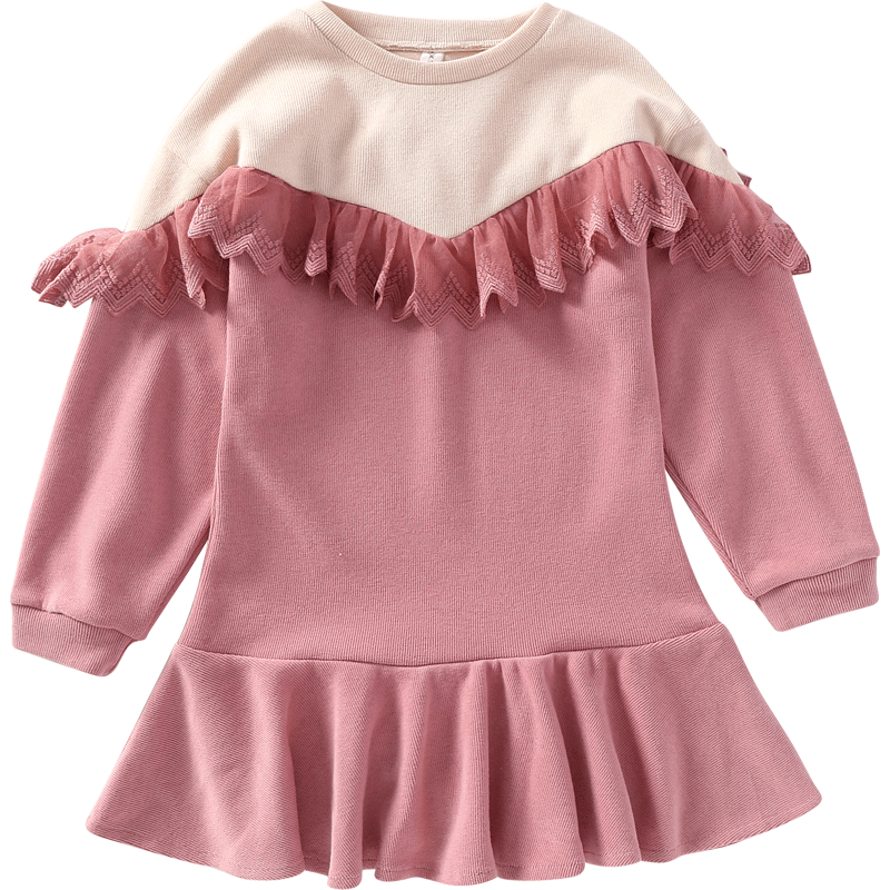 童装春装女童卫衣裙2020新款小女孩春秋洋气连衣裙网红儿童裙子潮