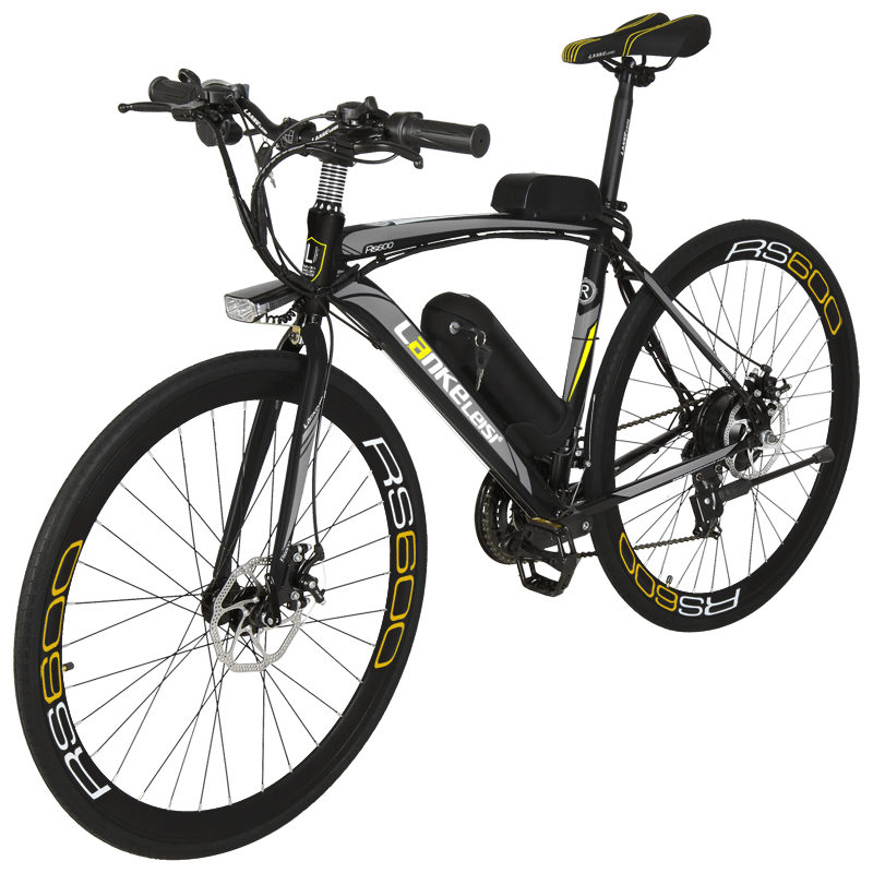 蓝克雷斯锂电动自行车700c电动公路车700c破风助力电动车电瓶车