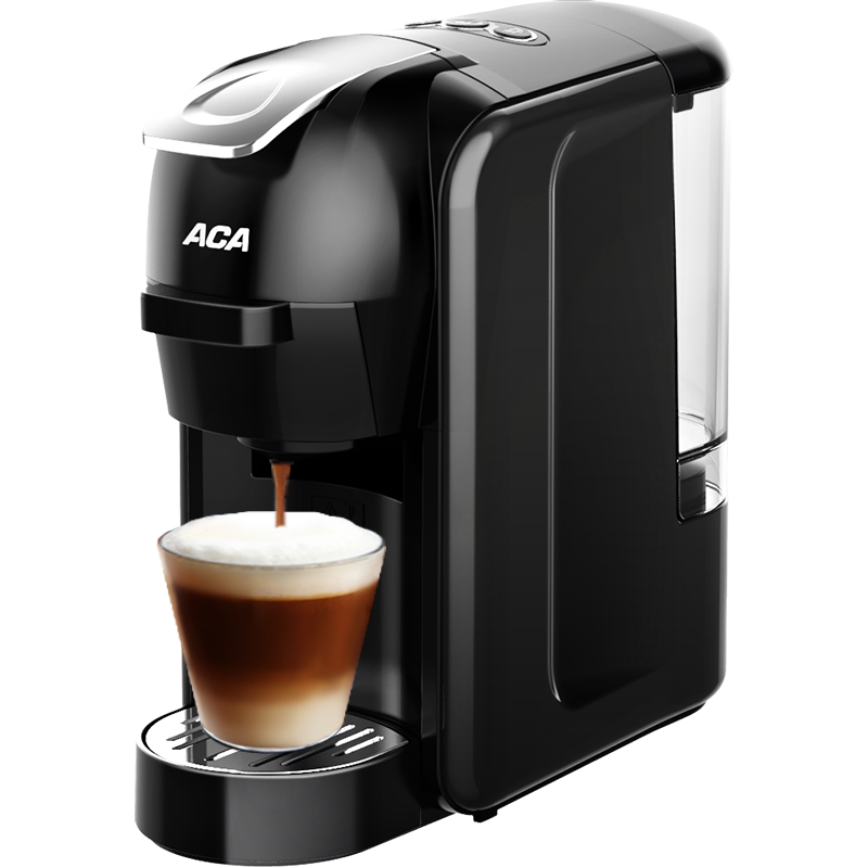 aca北美kf01通用胶囊咖啡机胶囊机意式全自动兼容雀巢nespresso