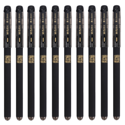 笔 晨光中性笔 学生用孔庙祈福考试专用笔芯0.