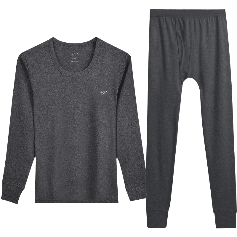 七匹狼男士秋衣秋裤套装纯棉保暖内衣春秋冬季宽松老年人线衣线裤