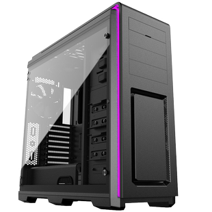 phanteks追风者p360xrgb中全塔水冷大侧透emiatx台式电脑小主机箱