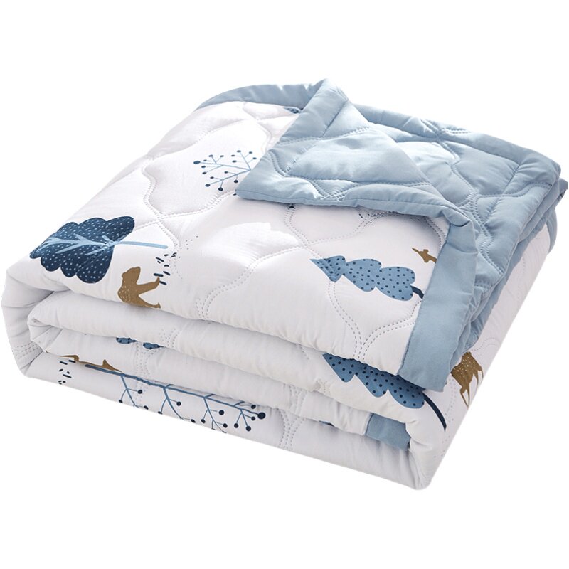 沃尔梦空调被夏凉被双人夏天薄被子春秋被芯夏季单人学生儿童夏被