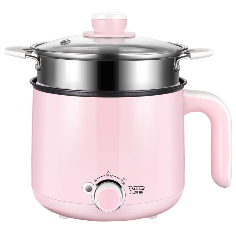 小浣熊美薇宿舍学生电煮锅1人2多功能家用迷你小型寝室小锅小电锅