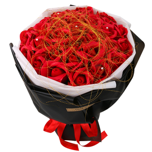 情人节女生礼物抖音同款仿真玫瑰花送女友送闺蜜生日圣诞节礼品