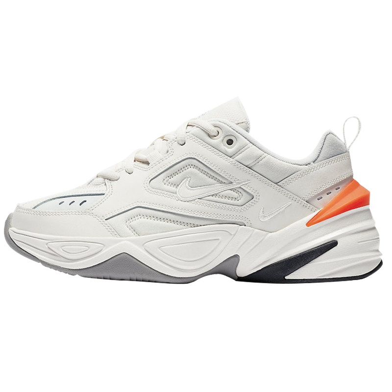 nike m2k tekno新款女子白橙复古休闲运动老爹鞋跑步鞋ao3108-001