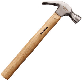 绿林羊角锤子木工钢锤木柄起钉拔钉小锤子家用工具五金安全锤榔头