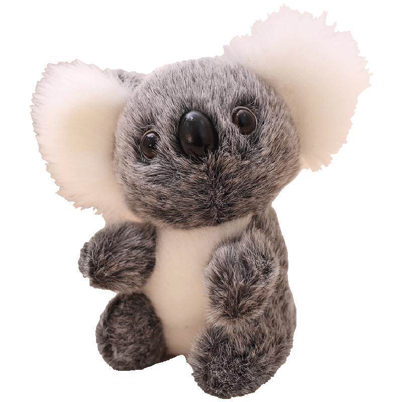 可爱掌中考拉公仔毛绒玩具仿真树袋熊迷你小号娃娃儿童女孩礼物 - 蜗
