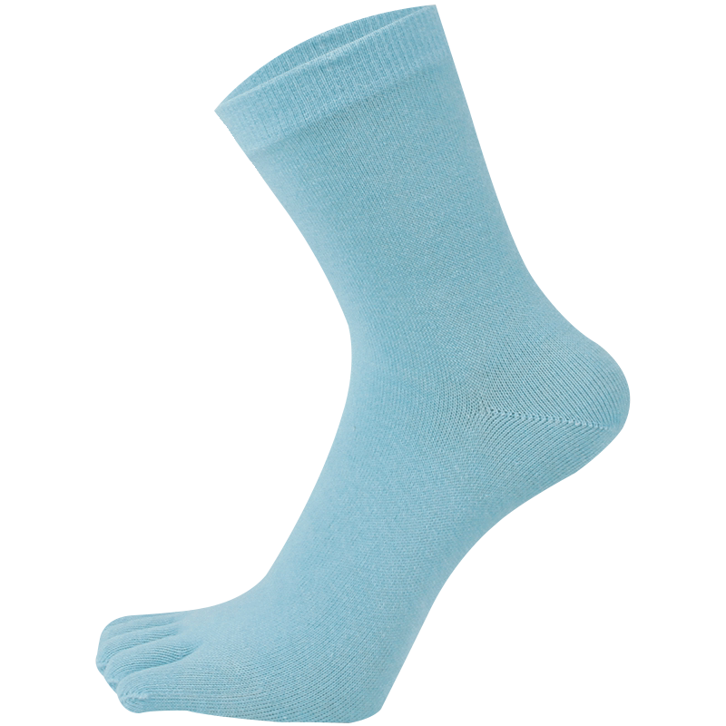 浪莎五指袜女纯棉短筒分趾袜子春夏男士短袜吸汗全棉脚趾中筒长袜