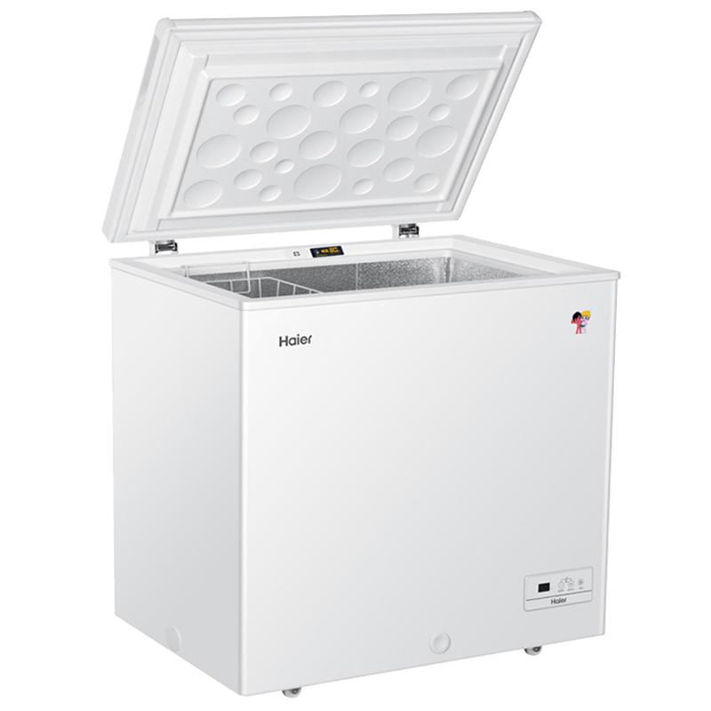 haier/海尔 bc/bd-203hem 小冰柜冷柜家用商用大容量卧式冷冻冷藏